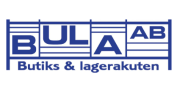 BULA Butiks- och Lagerakuten Aktiebolag (logotyp)