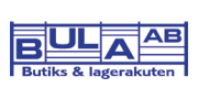 BULA Butiks- och Lagerakuten Aktiebolag (logotyp)
